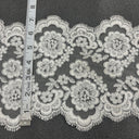 Corded Polyester Lace Trim 6.5" Wide