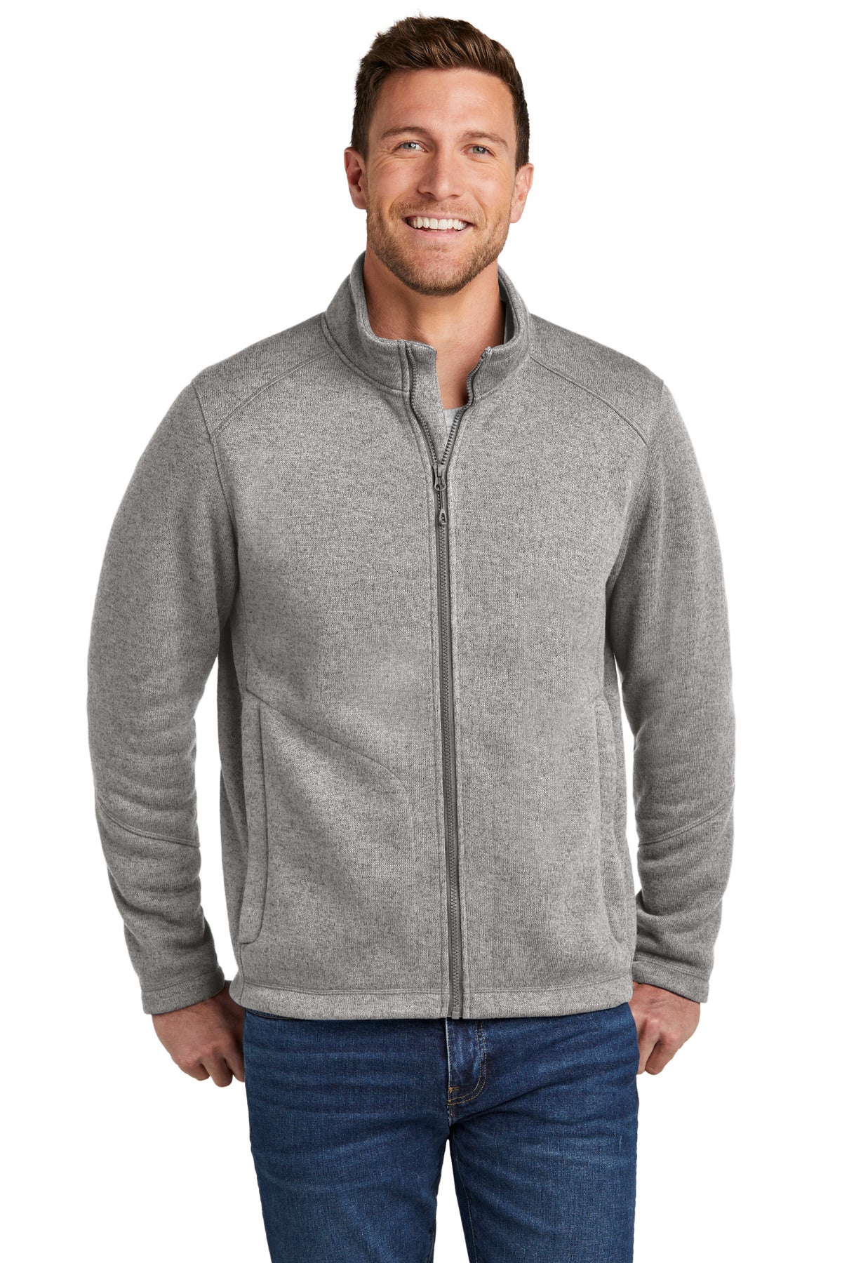 Port Authority® Arc Sweater Fleece Jacket