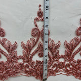 Glitter Mesh Fabric Lace USA GD-219 55" Wide