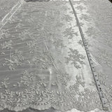Embroidered Lace Net Mesh Bridal Fabric