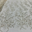 Beaded Embroidered Lace Mesh