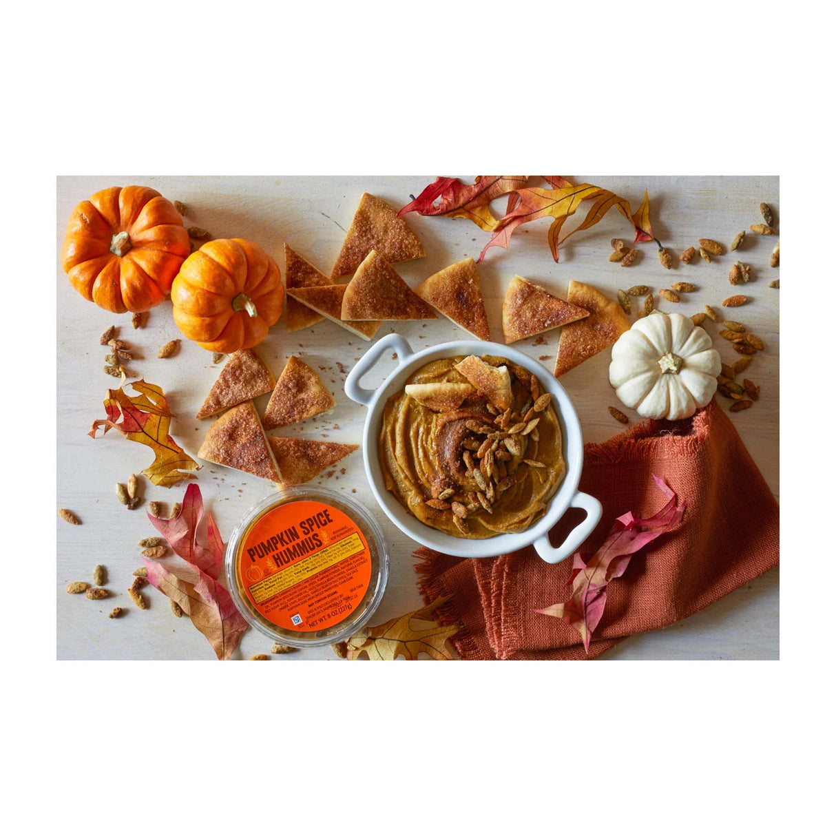 Pumpkin Spice Hummus – Sweet Dessert-Style Hummus with Pumpkin & Warm Spices