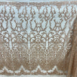 Beaded Lace Fabric Embroidered Mesh