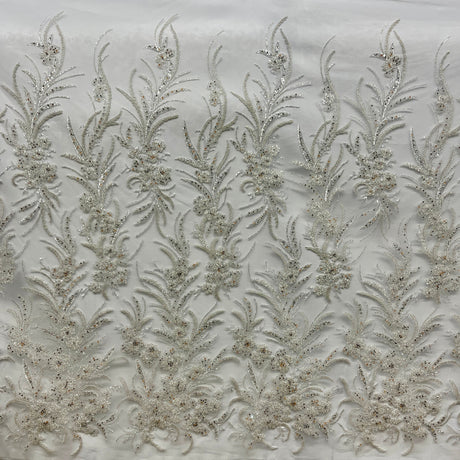 Beaded Embroidered Lace Mesh