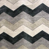 Fabiana Cut Velvet Fabric - Zigzag Chevron, Multi Colored, 55" Width (1 Yard)