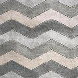 Fabiana Cut Velvet Fabric - Zigzag Chevron, Multi Colored, 55" Width (1 Yard)