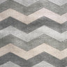 Fabiana Cut Velvet Fabric - Zigzag Chevron, Multi Colored, 55" Width (1 Yard)