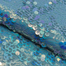 Fame Stretch Mesh Sequin Polyester Fabric - 2-Way Stretch, Embroidered Sequins, 50" Width, 287 GSM (1 Yard)