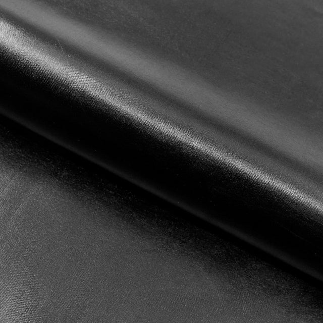 Fantasy Foil Polyester Spandex Fabric - Black/Black All-Over Dizzy Foil, 54" Width (1 Yard)