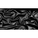 Fantasy Foil Polyester Spandex Fabric - Black/Black All-Over Dizzy Foil, 54" Width (1 Yard)