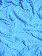 Turquoise Minky Dimple Dot Baby Soft Fabric