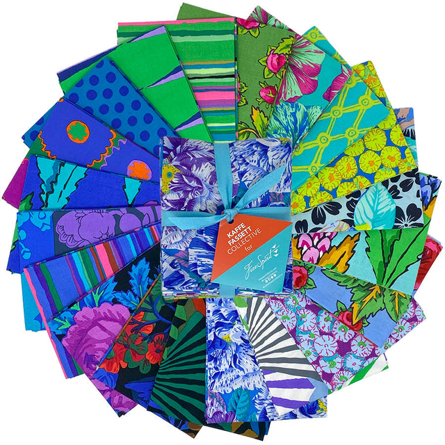 Cotton Fat Quarter Bundle February 2026 Cool 18x21 20pcs