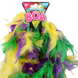 Mardi Gras Boa With Gold Tinsel (1 PC)