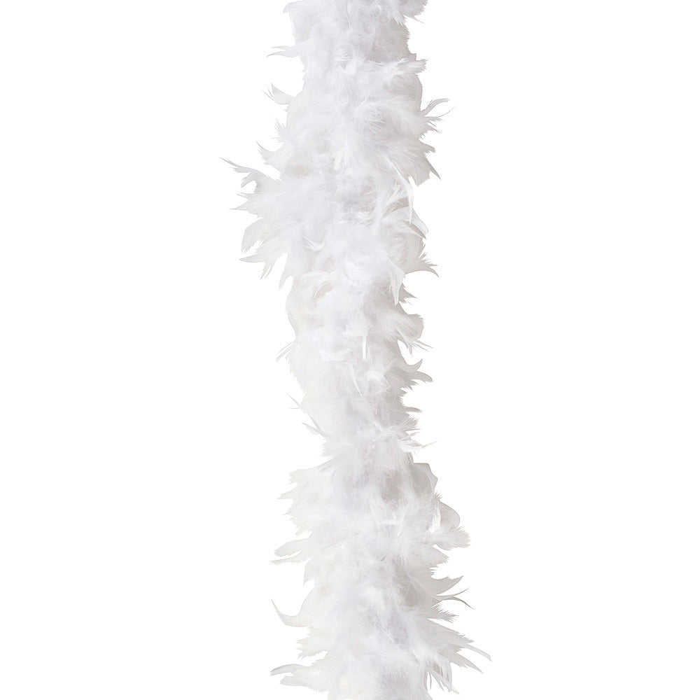 White Boa Feather Accessory 6 ft (1 PC)
