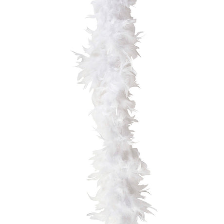 White Boa Feather Accessory 6 ft (1 PC)