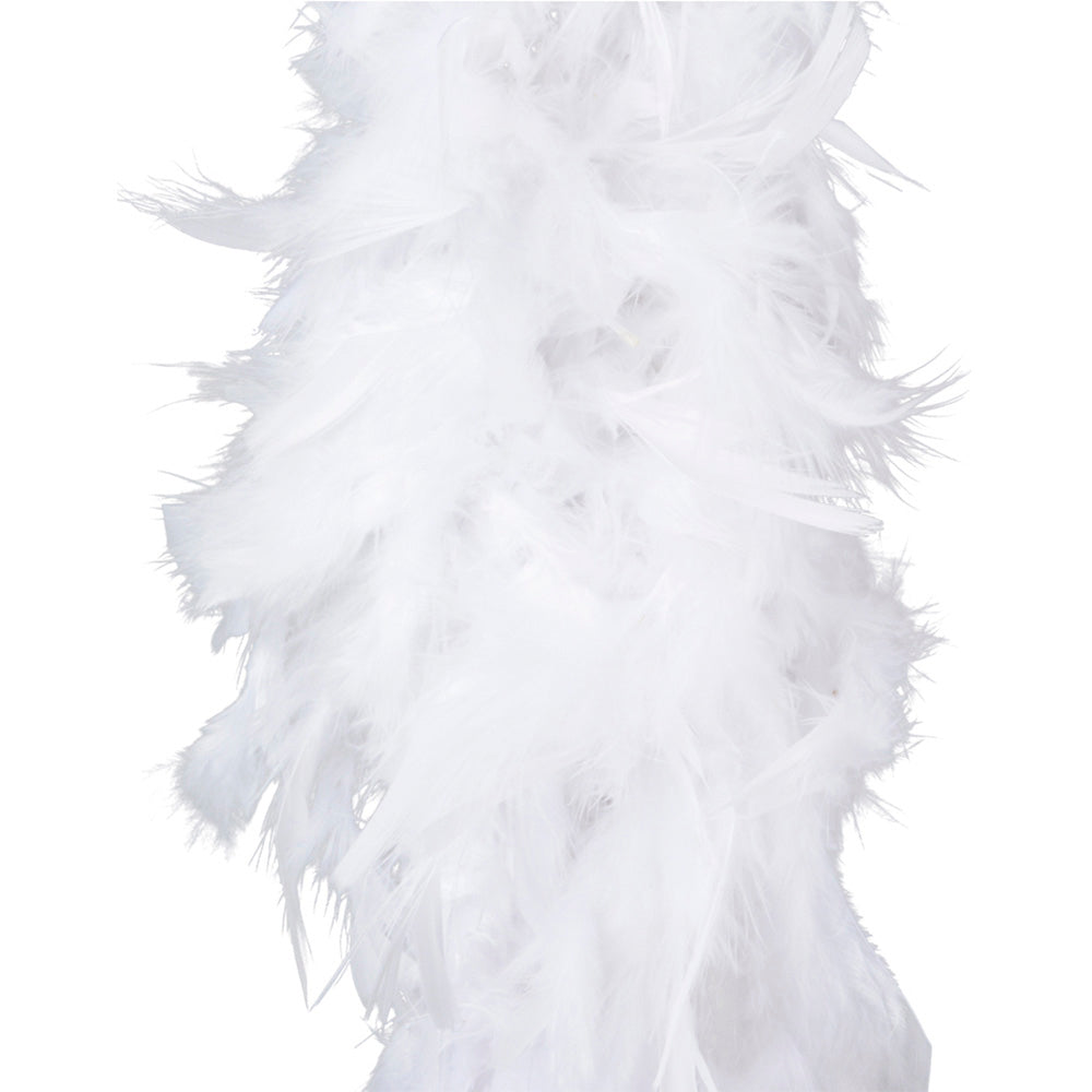 White Boa Feather Accessory 6 ft (1 PC)