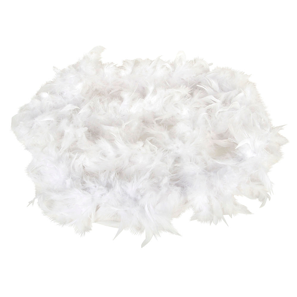 White Boa Feather Accessory 6 ft (1 PC)