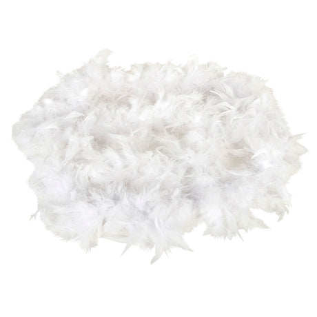 White Boa Feather Accessory 6 ft (1 PC)