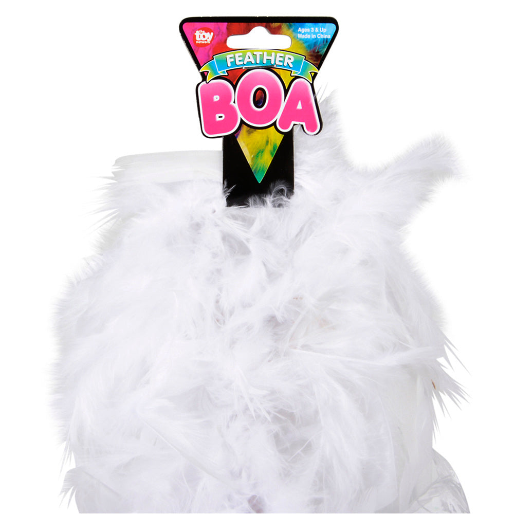 White Boa Feather Accessory 6 ft (1 PC)