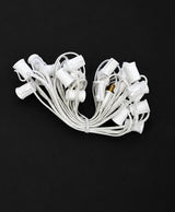 C9 Socket Cord White - 25' 12" Spacing