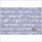 English Powder Blue Eyelash Fringe Tweed