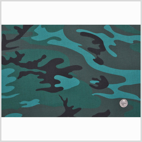 Classic Green Camouflauge Cotton Blend