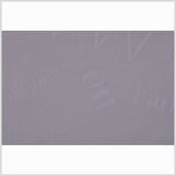 Italian White Flocked-Letter Cotton