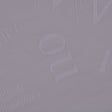 Italian White Flocked-Letter Cotton