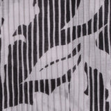 Black & White Floral Cotton Voile