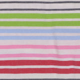Multicolored Striped Cotton Stretch Seersucker