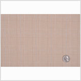 Italian Beige Plaid Bottom-Weight Cotton