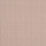Italian Beige Plaid Bottom-Weight Cotton