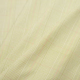 Kiwi Green and Off-White Plaid Cotton Blend Suiting
