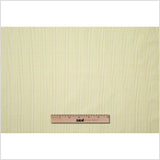 Kiwi Green and Off-White Plaid Cotton Blend Suiting