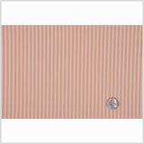 Clay/Off-White Striped Shirting