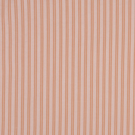 Clay/Off-White Striped Shirting