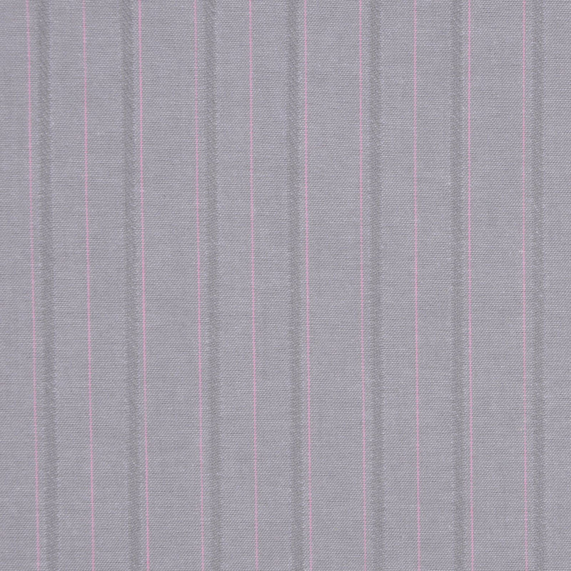 Grayhound/Chalk Blue Striped Shirting