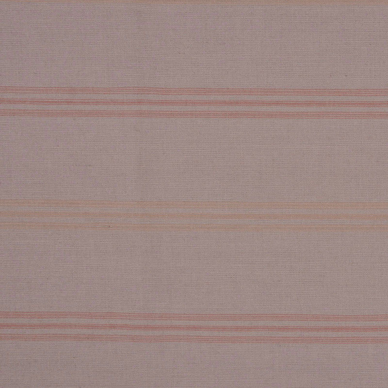 Dark Beige, Brick and Peach Striped Cotton Suiting