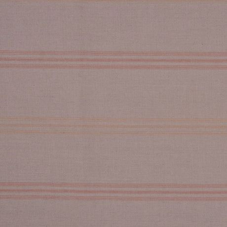 Dark Beige, Brick and Peach Striped Cotton Suiting