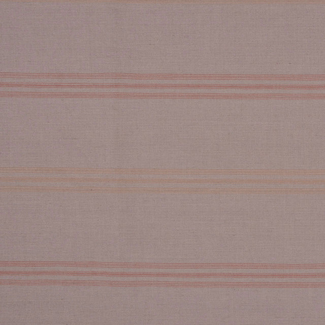 Dark Beige, Brick and Peach Striped Cotton Suiting