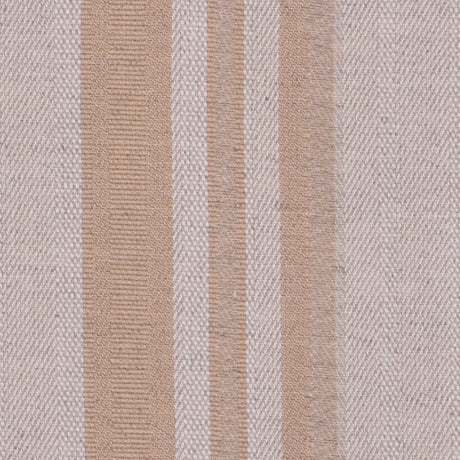 Italian Oatmeal and Tan Striped Cotton Suiting