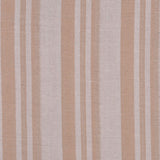 Italian Oatmeal and Tan Striped Cotton Suiting
