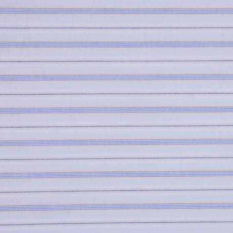 Pale Blue Pencil Striped Cotton Shirting