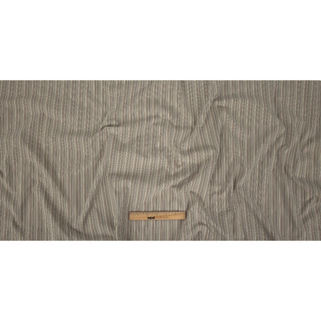 Blended Beige Striped Suiting
