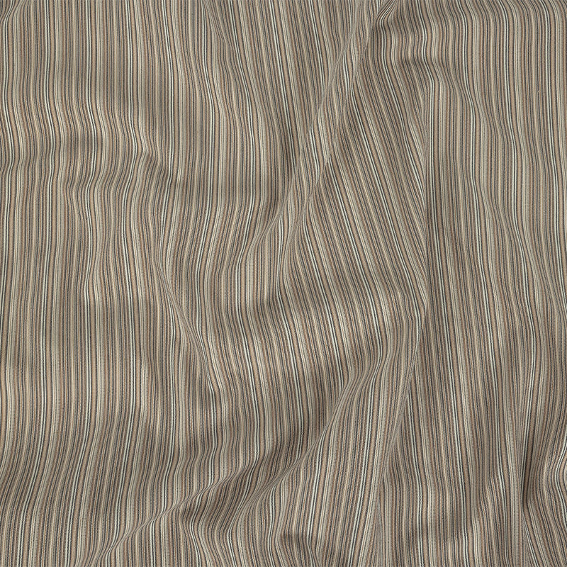 Blended Beige Striped Suiting