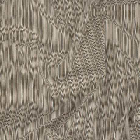 Blended Beige Striped Suiting