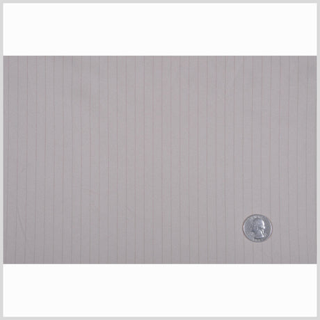 Beige/Brown Pin Striped Stretch Cotton Suiting