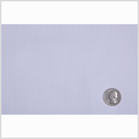 White Sheer Striped Cotton Shirting