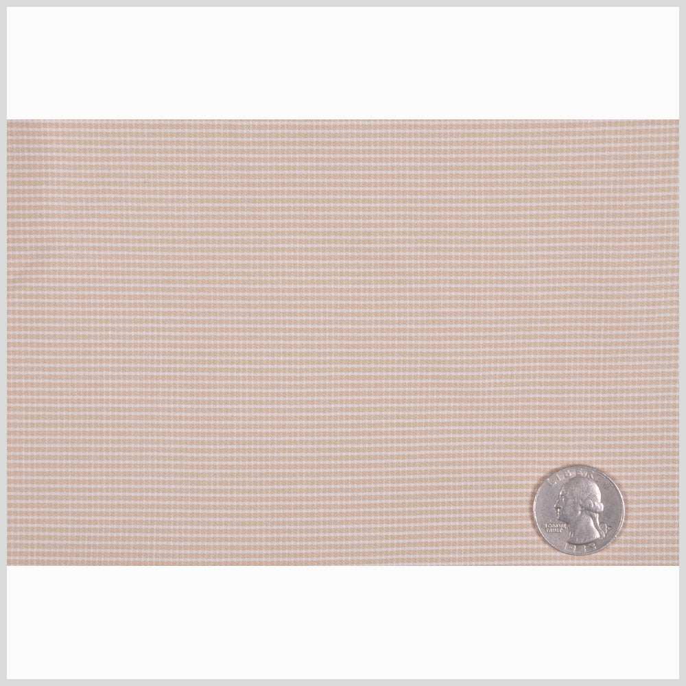 Beige/White Checks Shirting