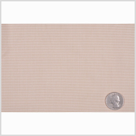 Beige/White Checks Shirting